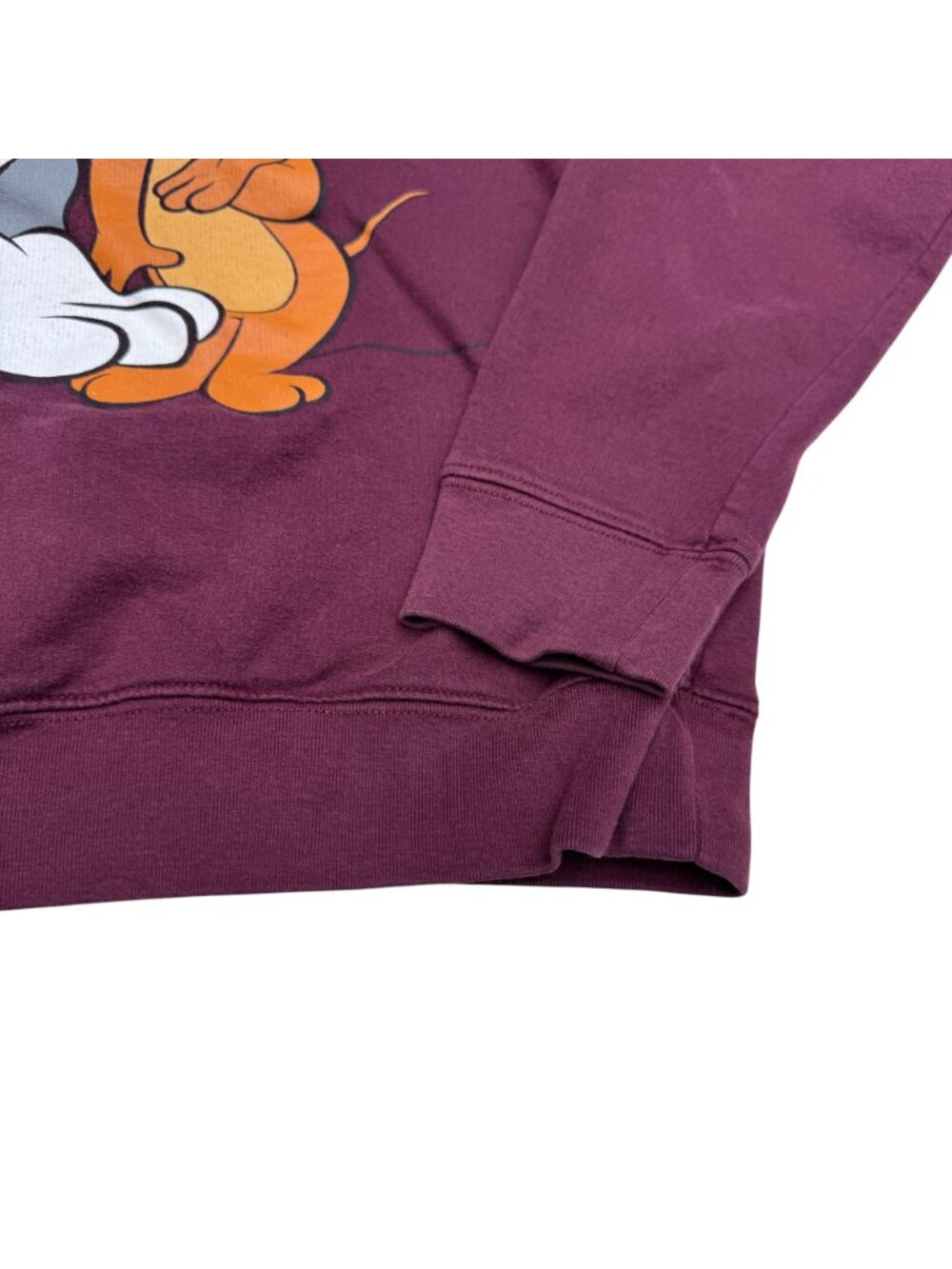 Tom and Jerry Faces & Logo Women's Pullover Sweatshirt, Size M - Picture 4 of 7